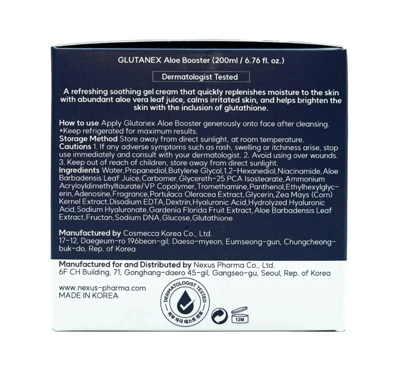 GLUTANEX ALOE BOOSTER
