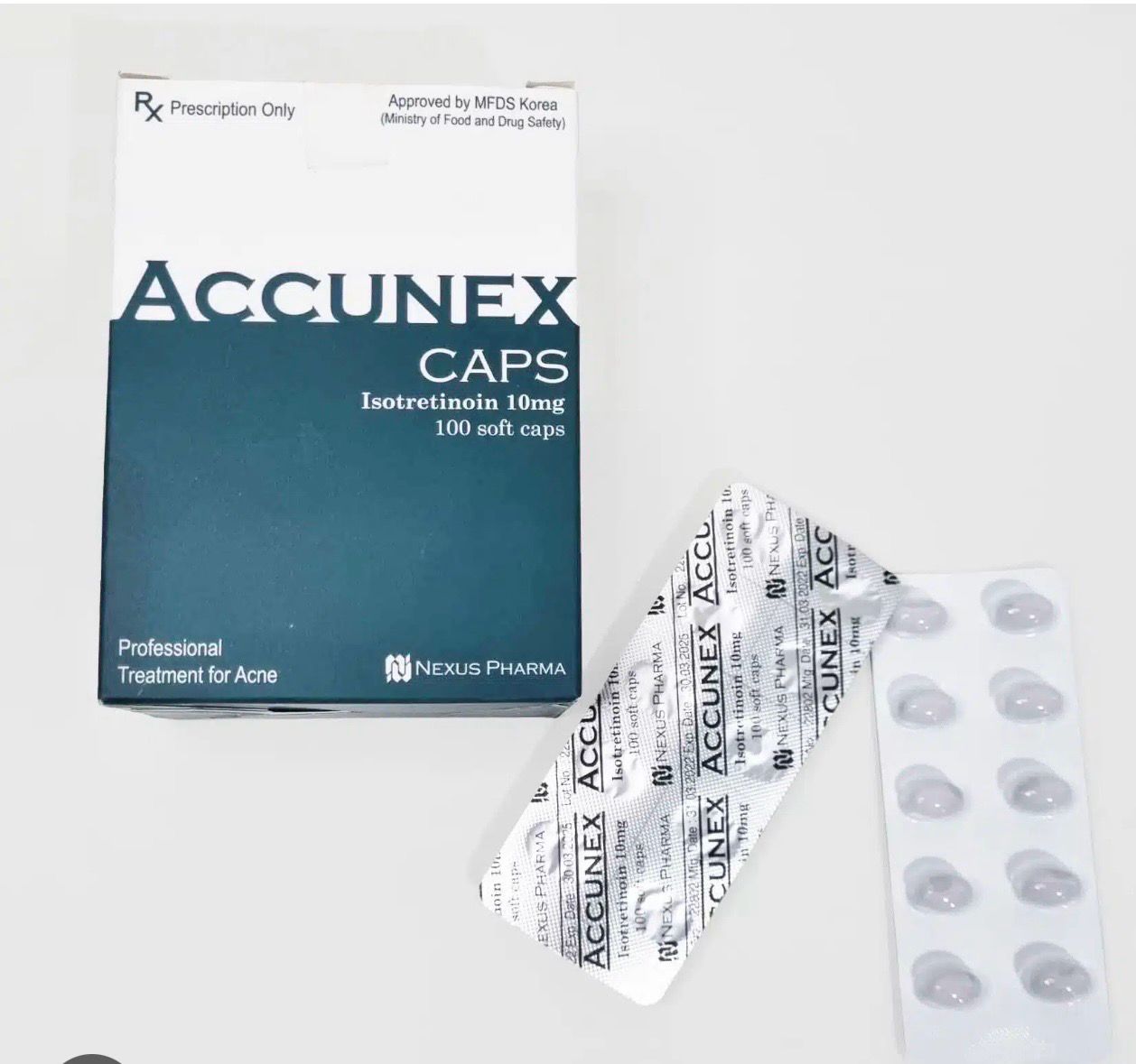 GLUTANEX ACCUNEX CAPSULES - TRETINOIN