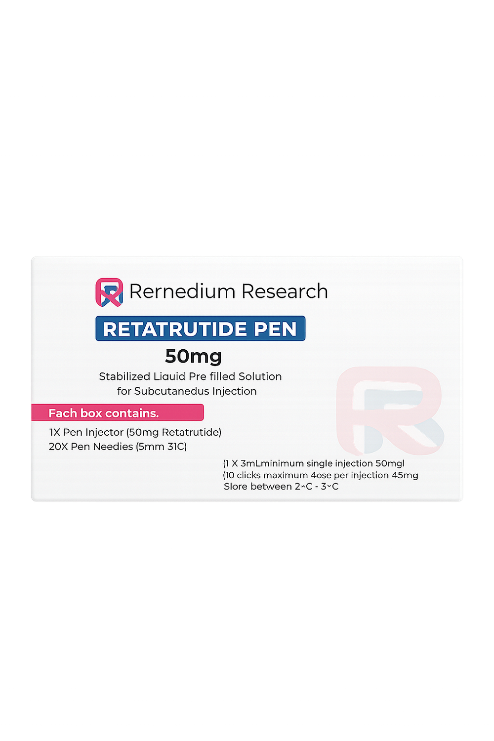 Retatrutide Pen 50mg Remedium Research Retatrutide Pen 50mg Remedium Research