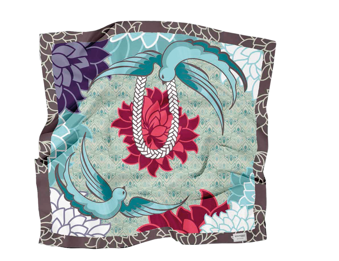 Foulard in vera seta Azumi