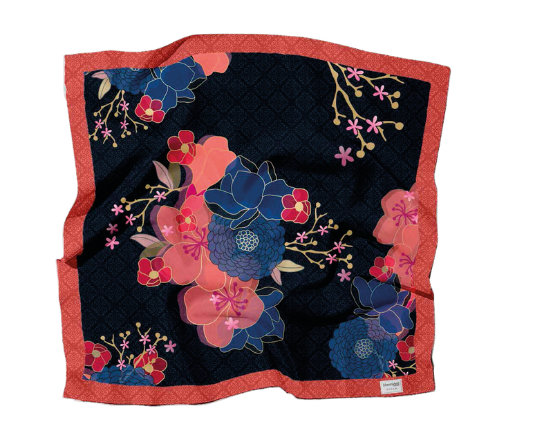 Foulard in vera seta Chikako