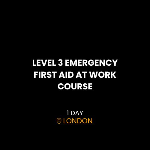 LEVEL 3 EMERGENCY FIRST AID AT WORK