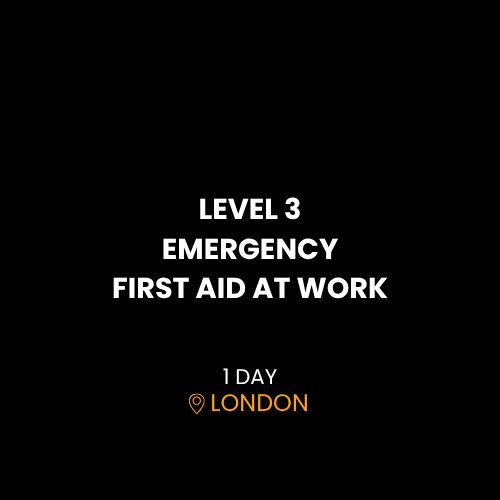 LEVEL 3 EMERGENCY FIRST AID AT WORK