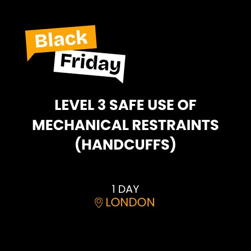 LEVEL 3 SAFE USE OF MECHANICAL RESTRAINTS BLACK FRIDAY OFFER