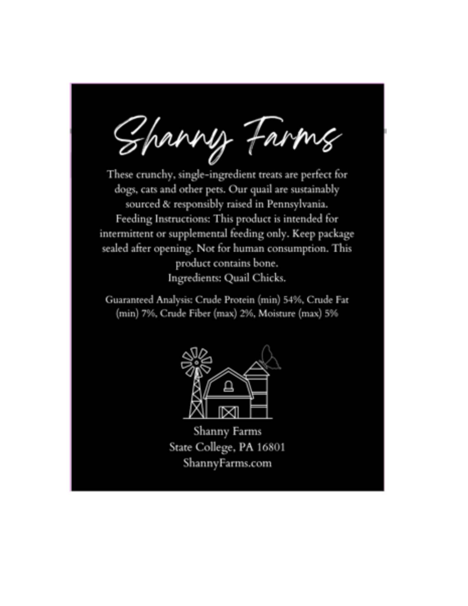 Freeze-Dried Quail Chicks