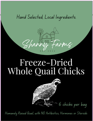 Freeze-Dried Quail Chicks