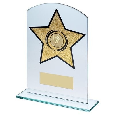 Glass Rugby Award in 3 sizes TD949S 165mm