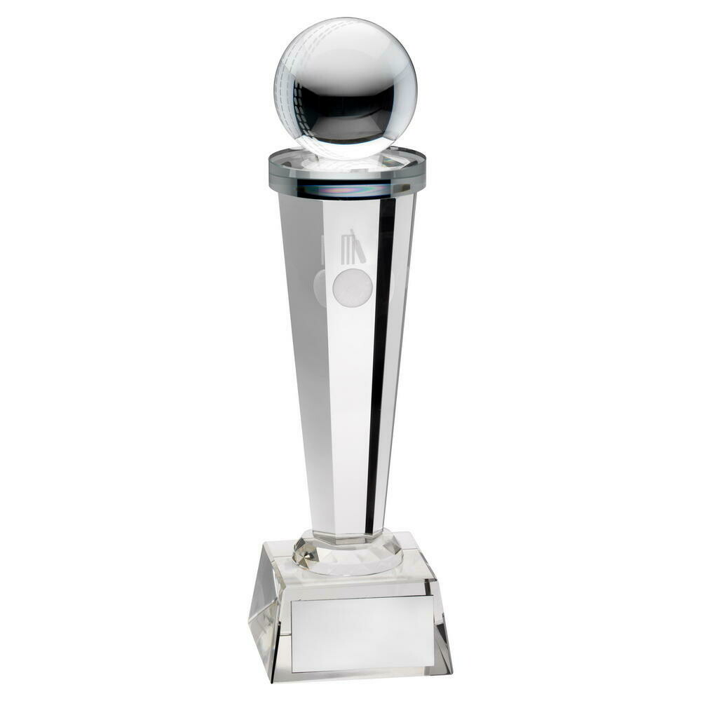 Glass Cricket Award In 3 Sizes TD306A (184mm)