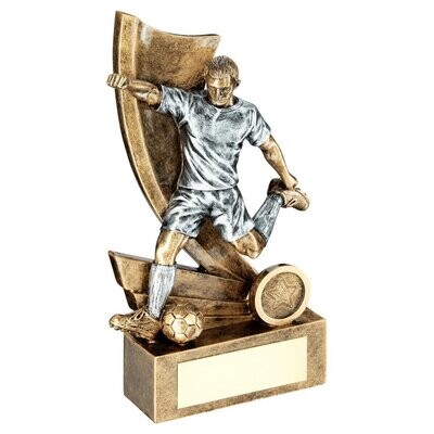 Resin Male Football Award RF145A In 4 Sizes 152mm