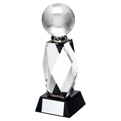 Glass Football Awards In 3 Sizes TD501GA 165mm