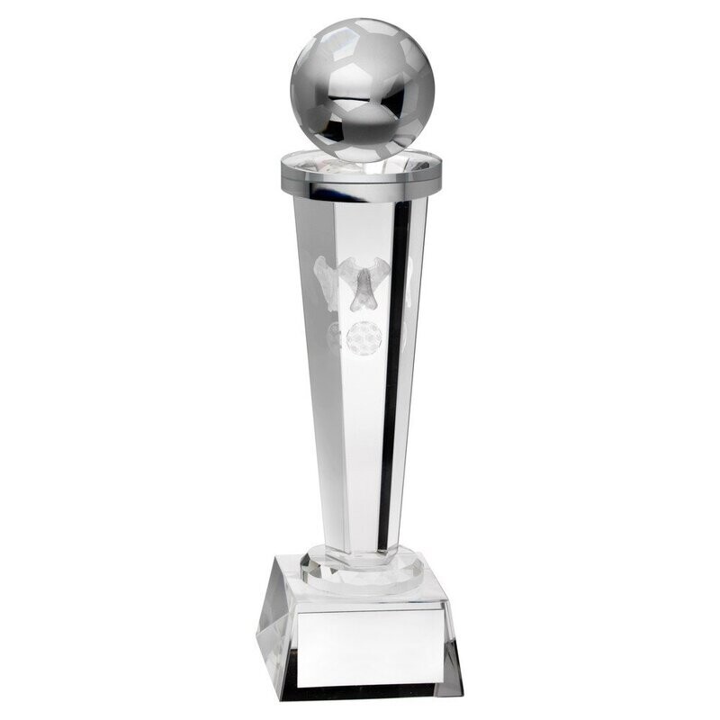 Glass Football Awards In 3 Sizes TD301GA 184mm