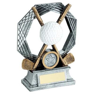 Resin Golf Award In 3 Sizes RF622A 127mm