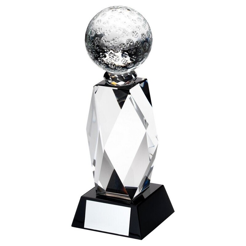 Glass Golf Award In 3 Sizes 184mm TD502GA