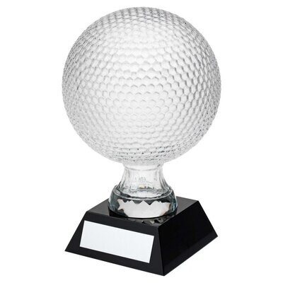 Glass Golf Award In 2 Sizes 165mm CBG24A