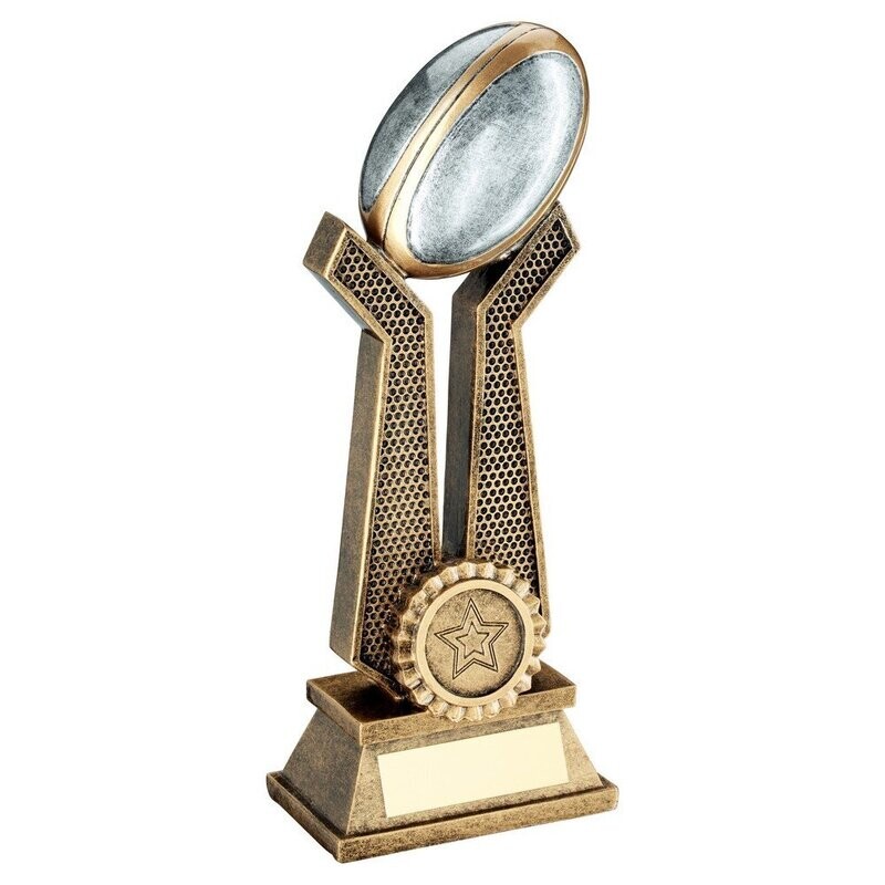 Resin Rugby Awards  in 3 sizes RF344A 152mm
