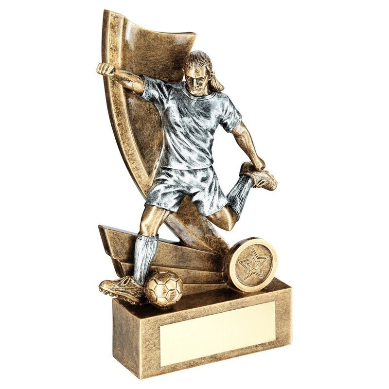 Resin Female Football  Awards In 4 Sizes RF146A 102mm