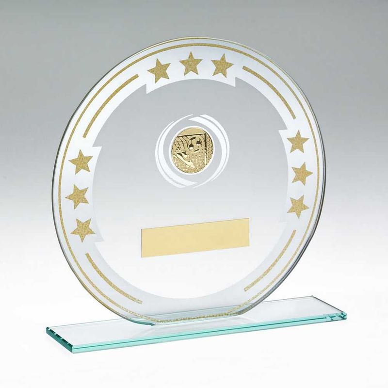 Glass Football Awards In 3 Sizes TD959GA