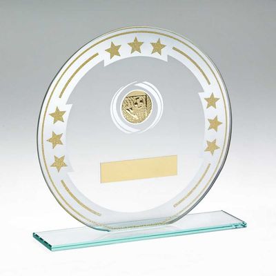 Glass Football Awards In 3 Sizes TD959GA