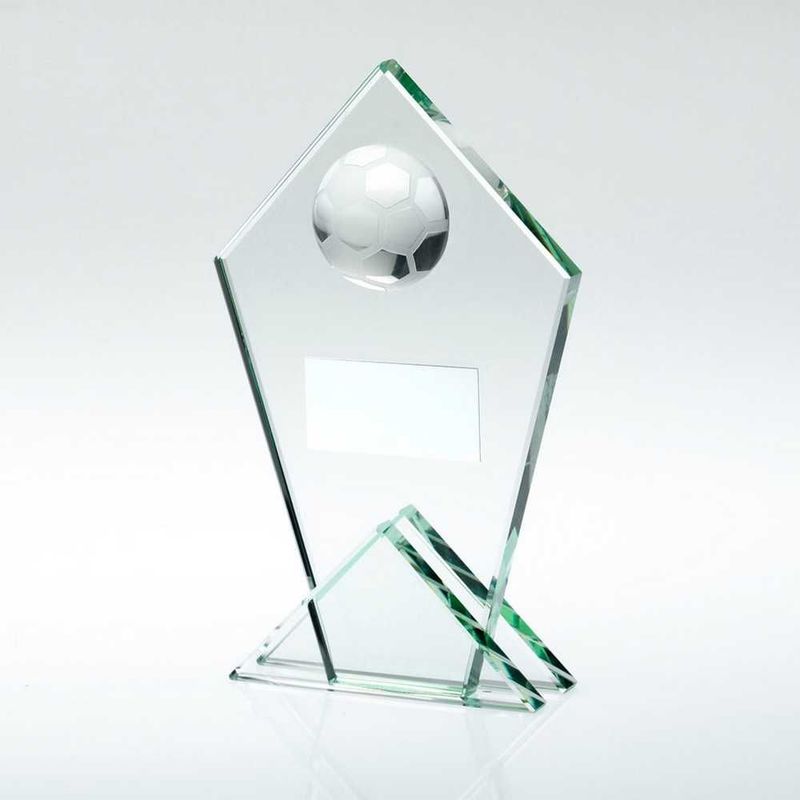 Glass Football Awards In 3 Sizes TD331GA