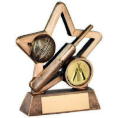 Resin Cricket Awards 2 Sizes RF412A 95mm