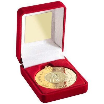 Cricket M.O.T.M Medallion with Red Medal Box TY38 70mm