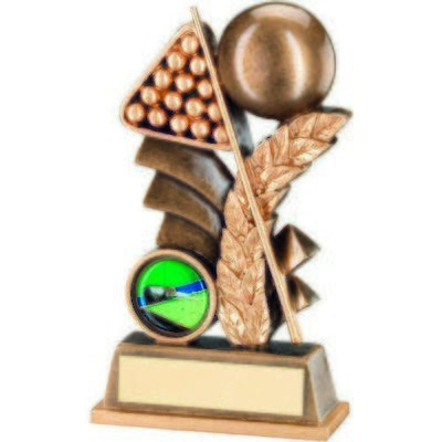Resin Male Pool/Snooker Awards 3 Sizes RF465A 121mm
