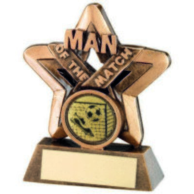 Resin Football Award Man of the Match RF418 95mm