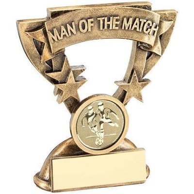 Resin Football Award, Man of the Match RF818 95mm