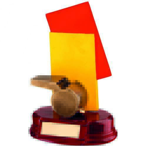 Resin Football Referee Award RF522 171mm