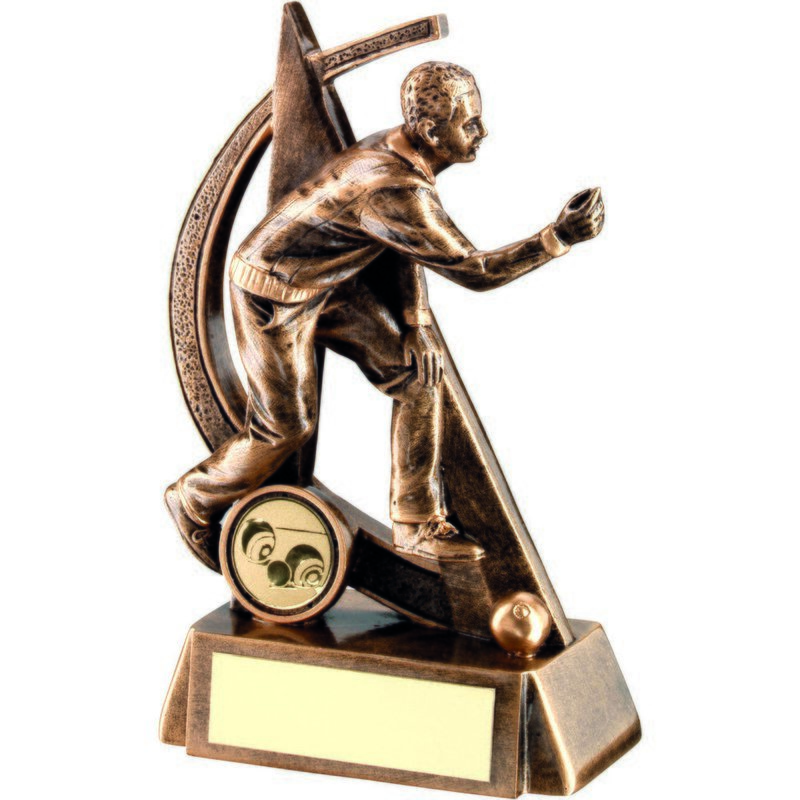 Resin Lawn Bowls Male Figure RF292 in 2 sizes