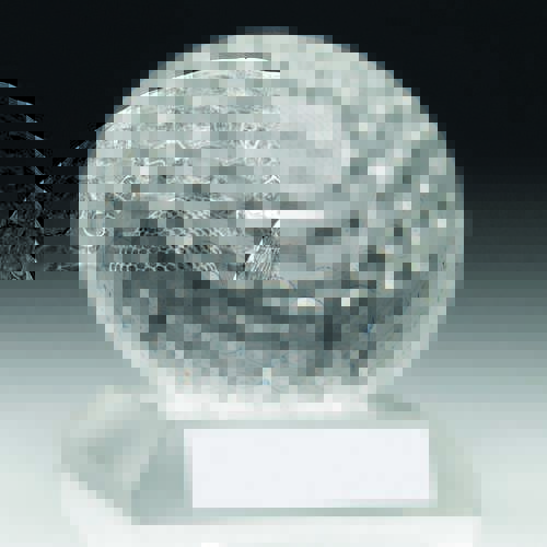 Clear Glass Golf Award Longest Drive GO71LD 95mm