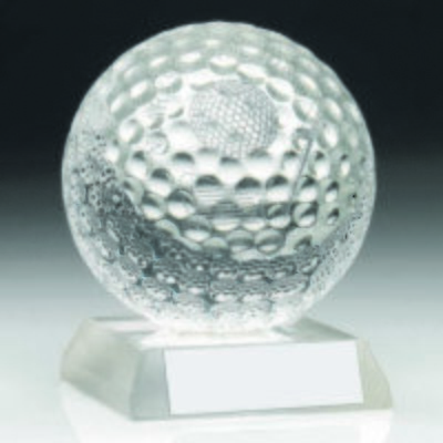 Clear Glass Golf Award Nearest The Pin GO71NTP 95mm