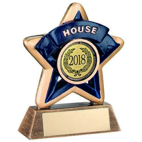 Resin House School Awards In 4 Colours RF400B 95mm