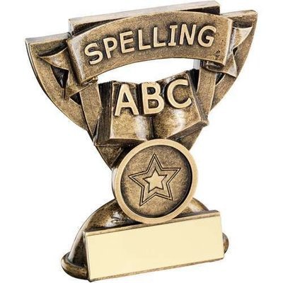 Resin Spelling School Award RF819  95mm Resin Spelling School Award RF819  95mm