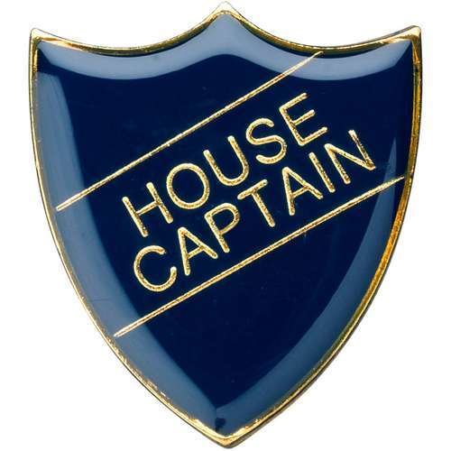Metal Badges ,House Captain ,  Blue,Red,Yellow ,Green BDG-HC