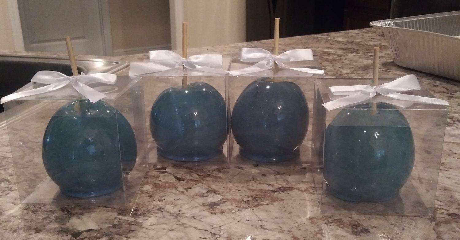 Traditional Blueberry Candy Apple