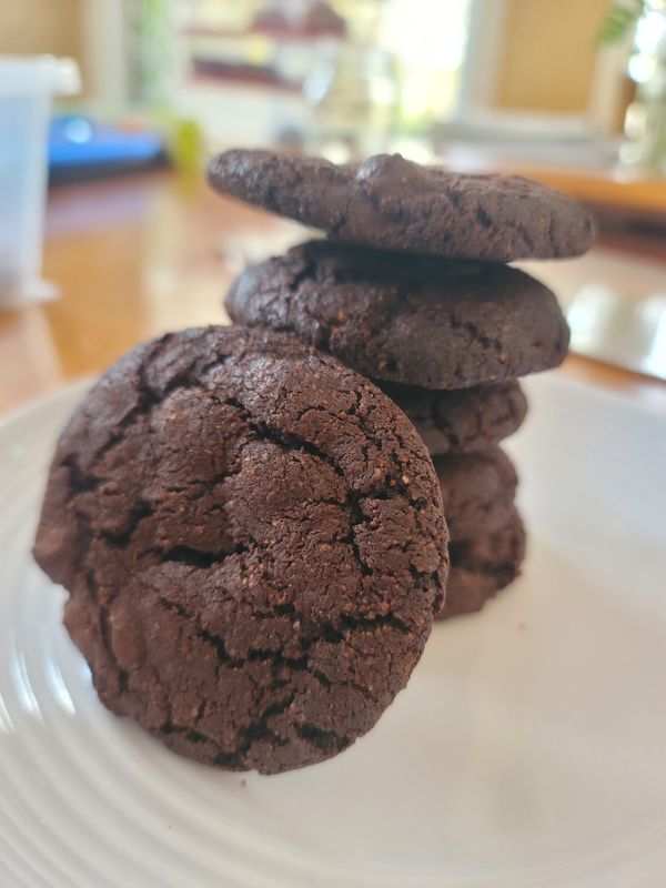 Double Chocolate Grain-Free Cookies Double Chocolate Grain-Free Cookies