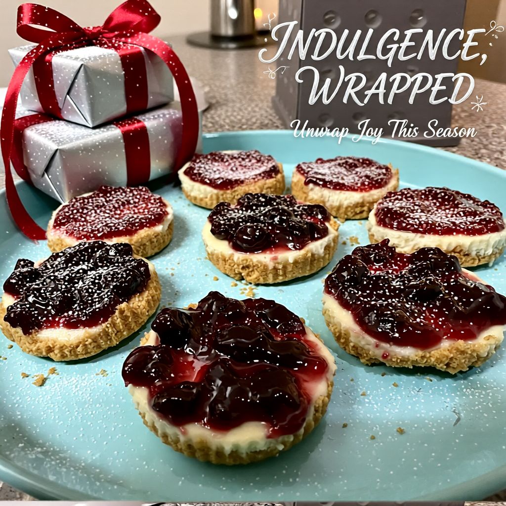 Mini Fruit Cheesecakes