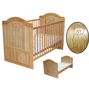 Barney Cot Bed Bundle (Free Delivery)