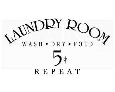 LA001 Laundry Room wash dry fold repeat