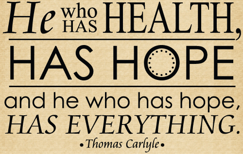 DOC117 He who has health, has hope