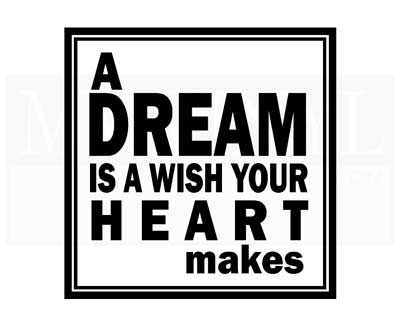 CT003 A dream is a wish your heart makes