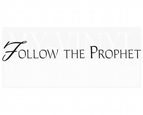 CL026 Follow the Prophet