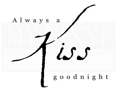 A003 Always a kiss goodnight