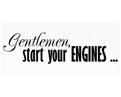 CT037 Gentlemen, start your engines...