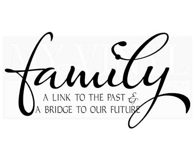 FA033 Family A link to the past and a bridge to our future