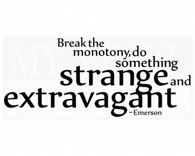 L039 Break the monotony adventure do something strange