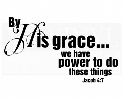 CL027 By his grace... we have power to do these things