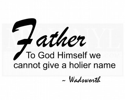 FA020  Father to God Himself we cannot give a holier name