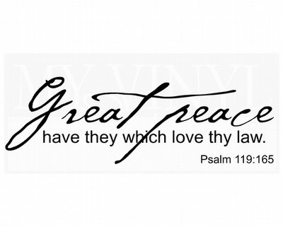 C005 Great peace have they which love thy law